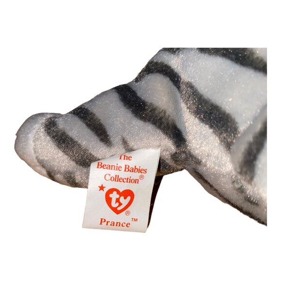 Ty Beanie Babies Prance Cat 1997 Plush Stuffed Animal Hang 5th Gen Tush 6th Gen - Picture 10 of 11